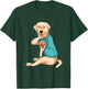 Father's Day Tattoo I Love Dad Funny Labrador Tattooed T-Shirt - T-Shirt | Forest