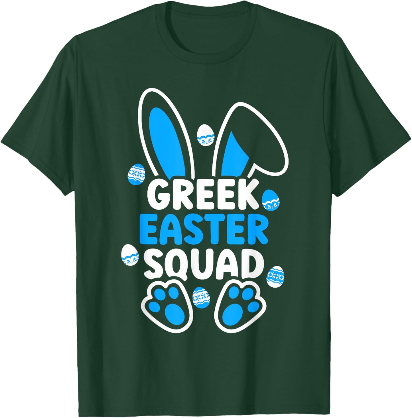 Greek Easter Squad Family Matching Easter Egg Greek Kids T-Shirt - T-Shirt | Forest