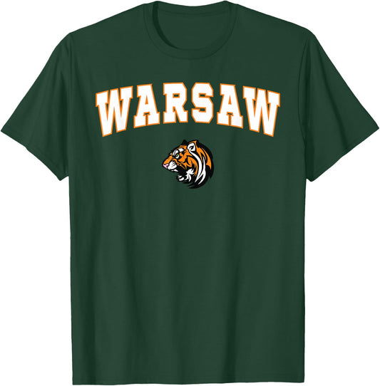 Warsaw High School Tigers T-Shirt - T-Shirt | Forest