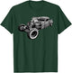 Rust Bucket Outline Funny Hot Retro Rod Diesel Cars Gift Men T-Shirt - T-Shirt | Forest