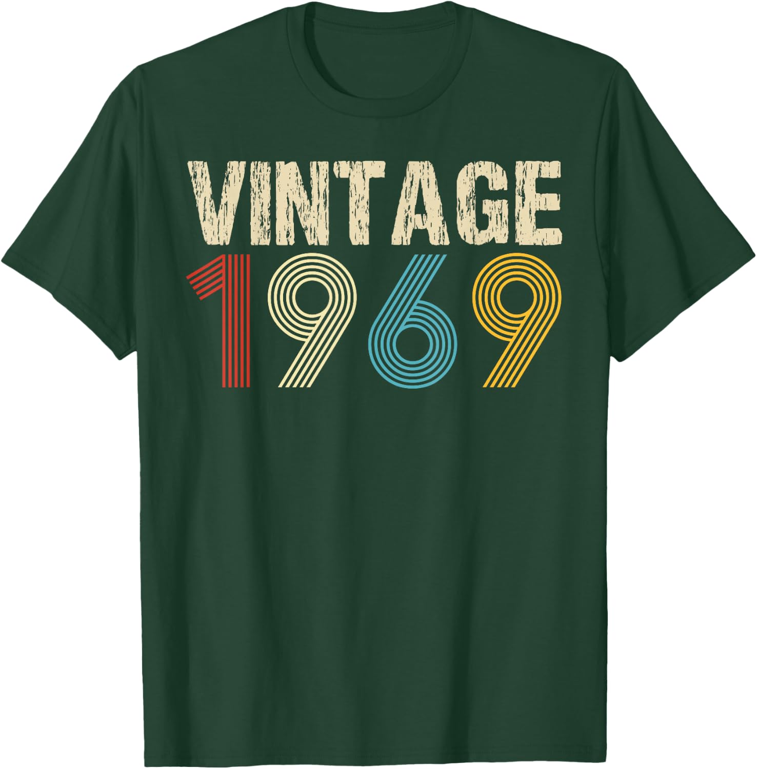 Vintage 1969 55th Birthday 55 Year Old Women T-Shirt - T-Shirt | Forest