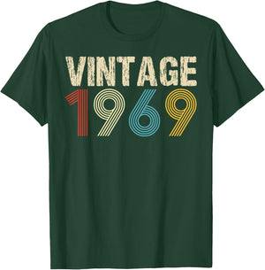 Vintage 1969 55th Birthday 55 Year Old Women T-Shirt - T-Shirt | Forest
