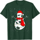 Funny Christmas Soccer Balls Santa Snowman Holiday Xmas 2023 T-Shirt - T-Shirt | Forest