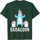 Dadacorn, Funny Unicorn Lover for Papa Dad and Kid T-Shirt - T-Shirt | Forest