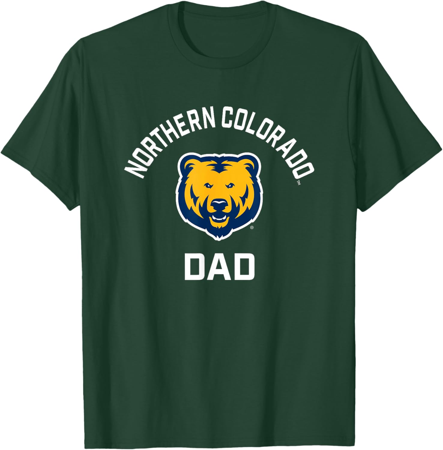 University of Northern Colorado Bears Arched Dad T-Shirt - T-Shirt | Forest