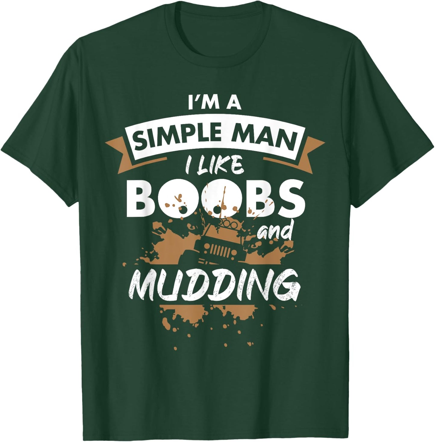 Mudding Mud ATV Funny 4x4 Wheeler T-Shirt - T-Shirt | Forest