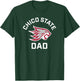 Chico State Wildcats Arched Dad T-Shirt - T-Shirt | Forest
