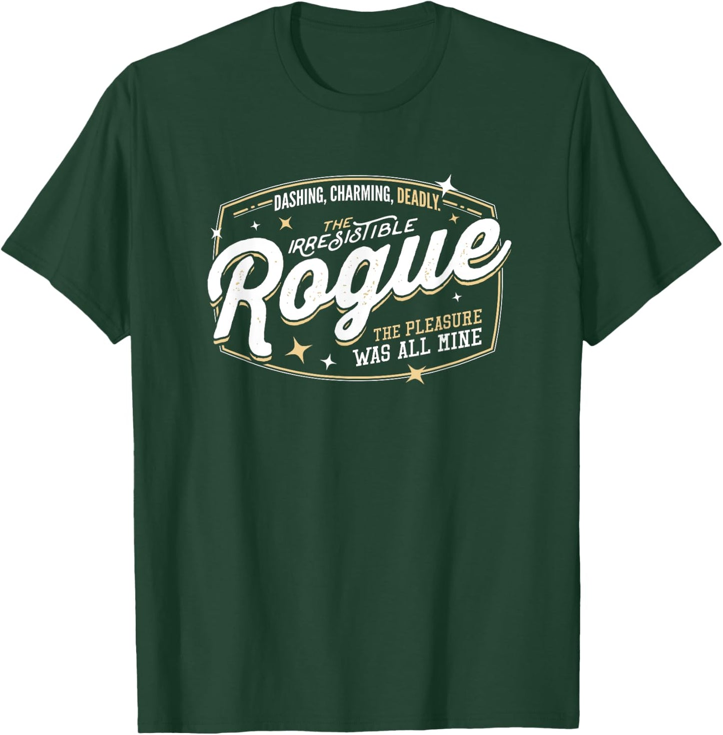 Rogue Class Fantasy RPG Gaming T-Shirt - T-Shirt | Forest