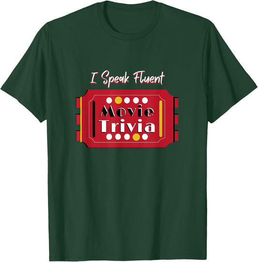 Funny Fluent Movie Film Trivia Fan Apparel Men & Women Gift T-Shirt - T-Shirt | Forest