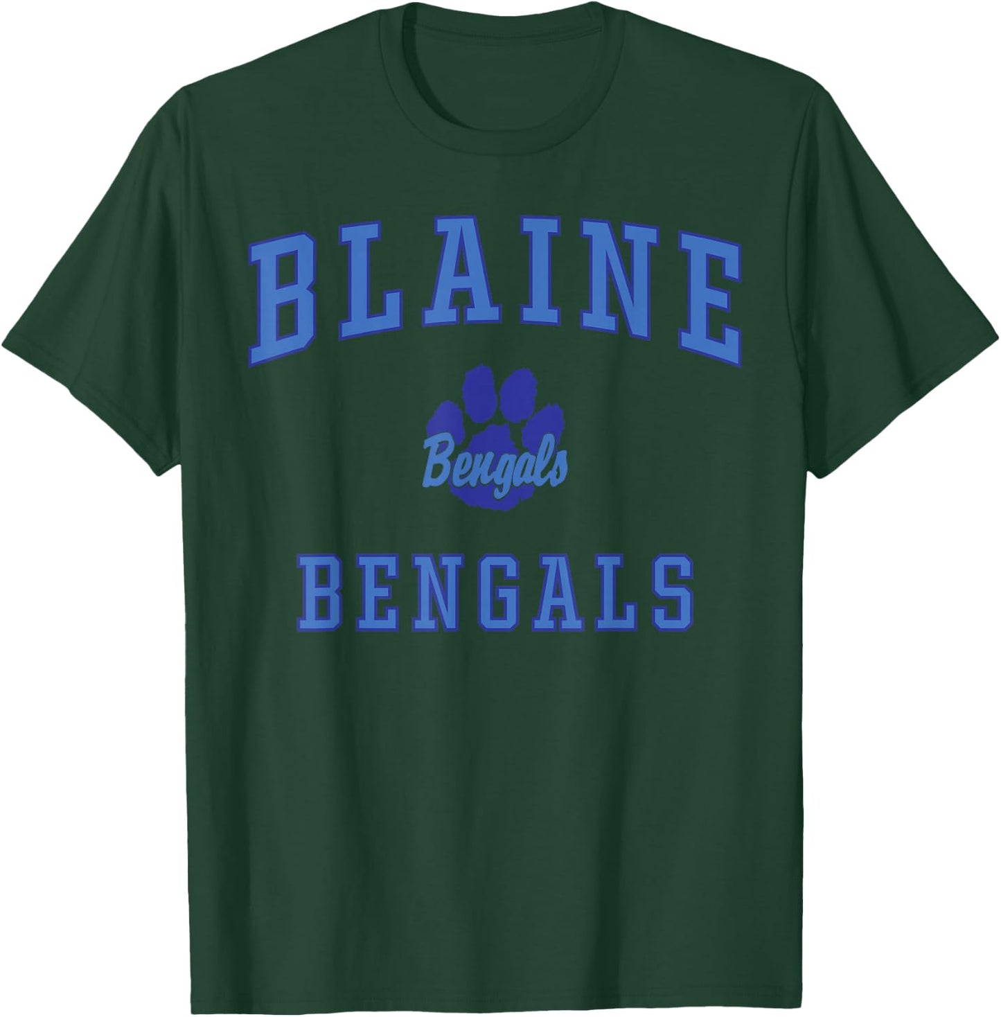 Blaine High School Bengals T-Shirt - T-Shirt | Forest