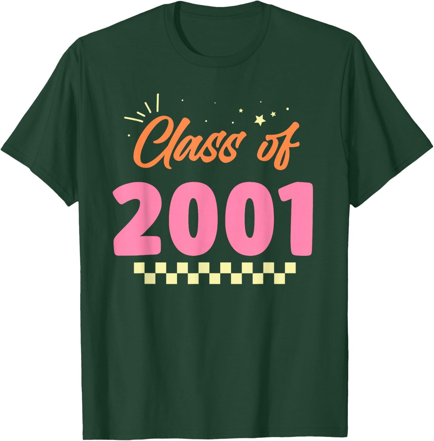 Class Of 2001 Meetup School Graduation Reunion T-Shirt - T-Shirt | Forest