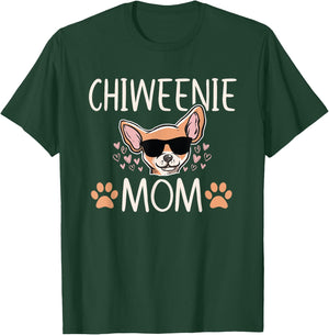 Chiweenie Love Cool Chihuahua Cute Dog Mom Owner Lover Women T-Shirt - T-Shirt | Forest