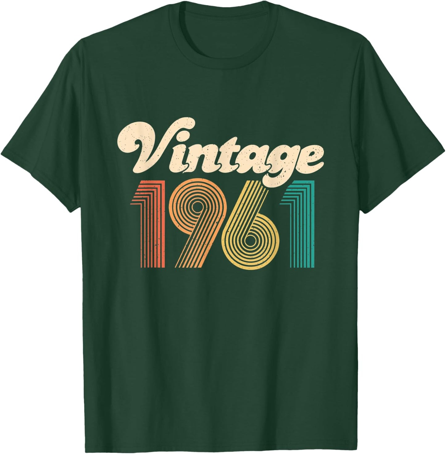 60th Birthday Gift - Vintage 1961 - 60 Years Old men women T-Shirt - T-Shirt | Forest