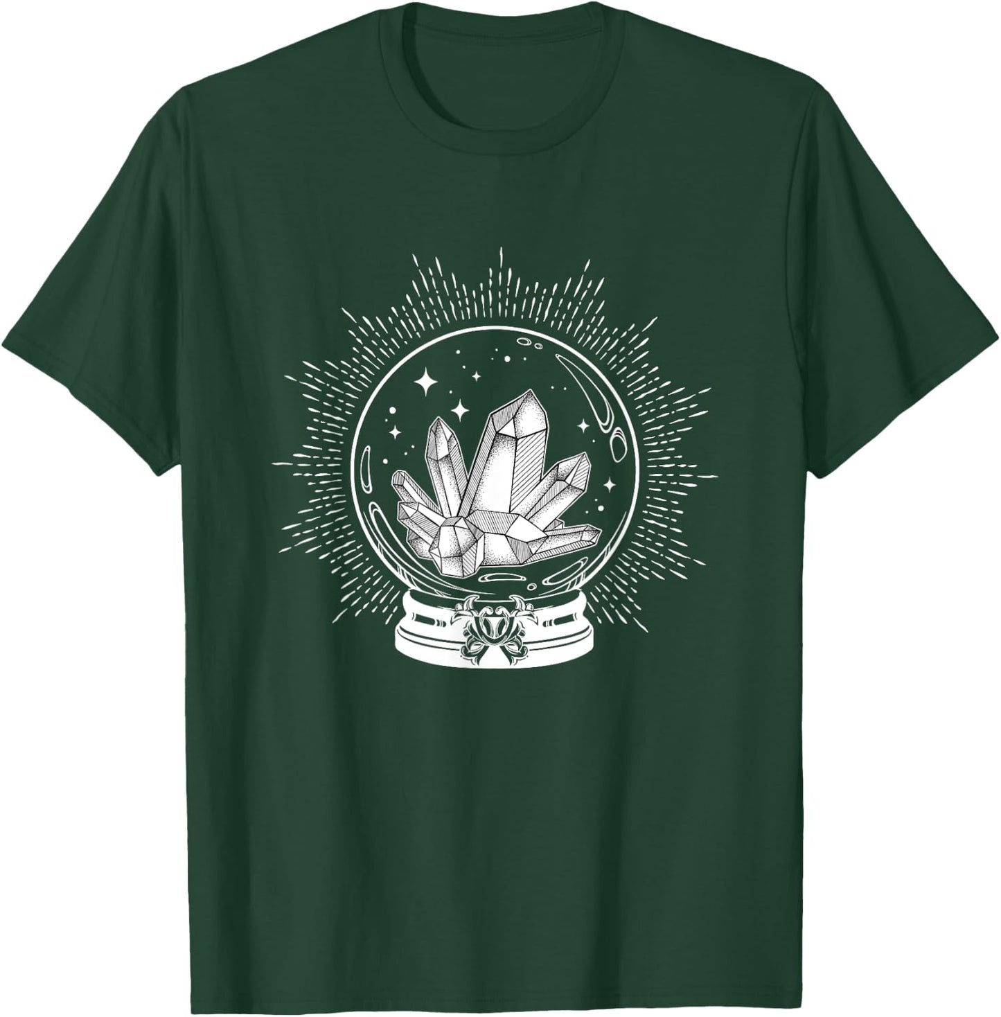 Crystal Ball w/ Crystals T-Shirt - T-Shirt | Forest