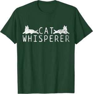 Cat Whisperer T-Shirt - T-Shirt | Forest