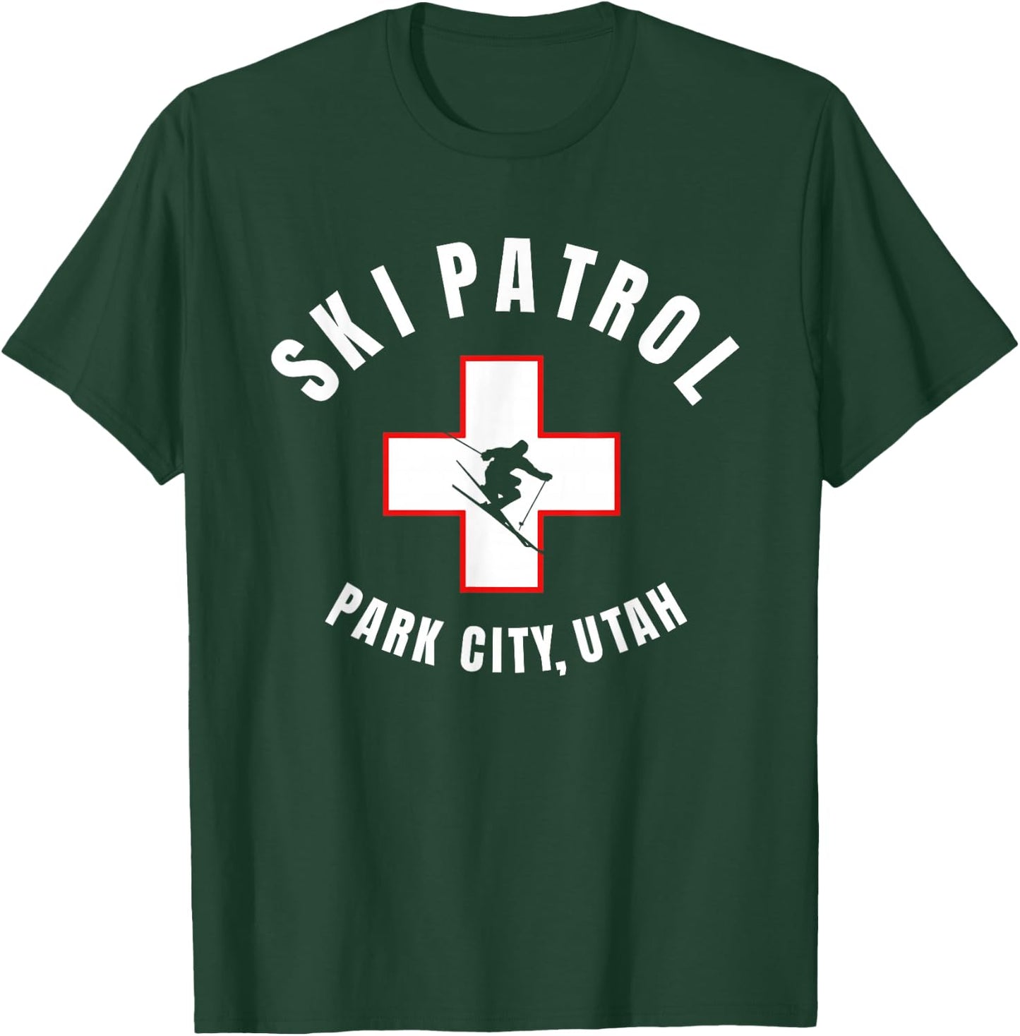 Park City Utah Ski Patrol T-Shirt - T-Shirt | Forest
