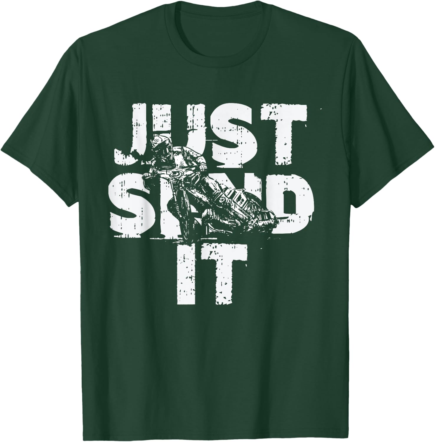 Just Send It Motocross Cool Motorcycle Dirt Bike Biker Gift T-Shirt - T-Shirt | Forest