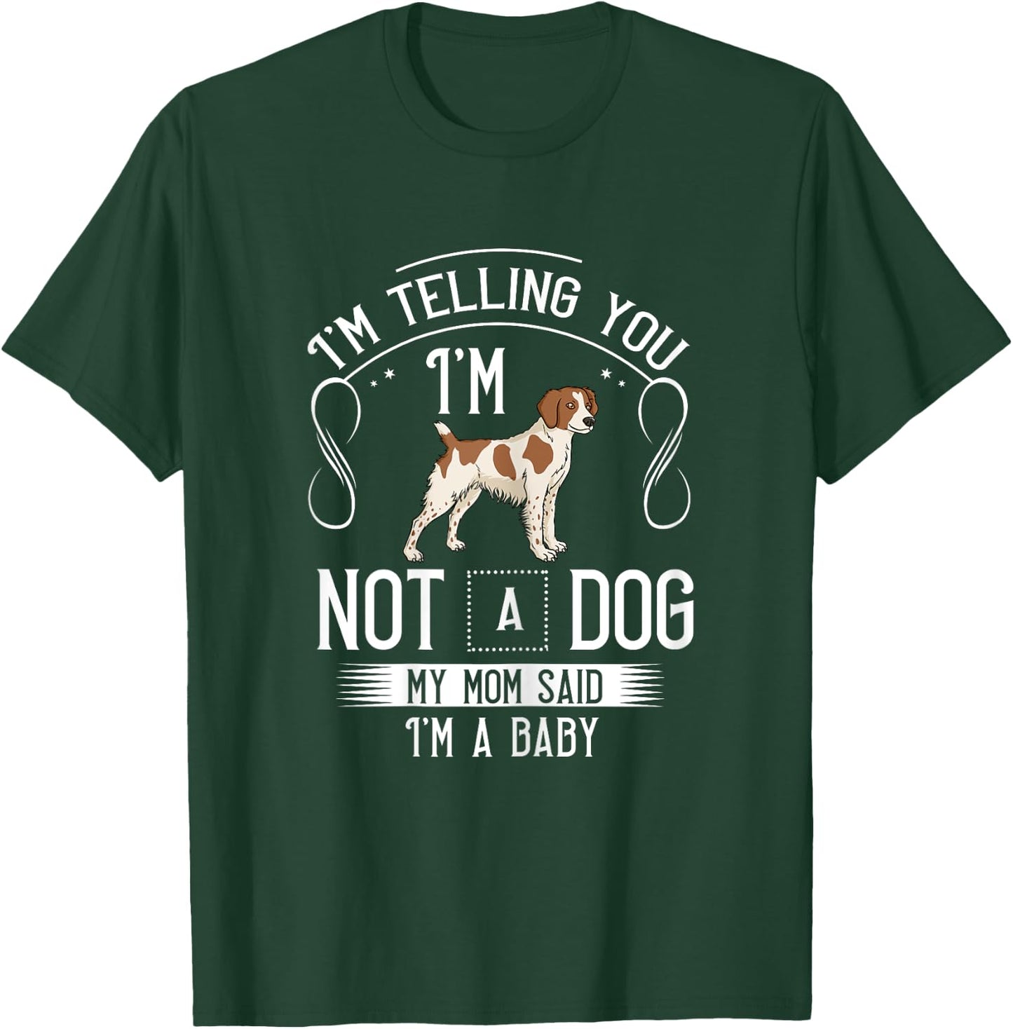 French Brittany Spaniel Puppies Owner Lover T-Shirt - T-Shirt | Forest