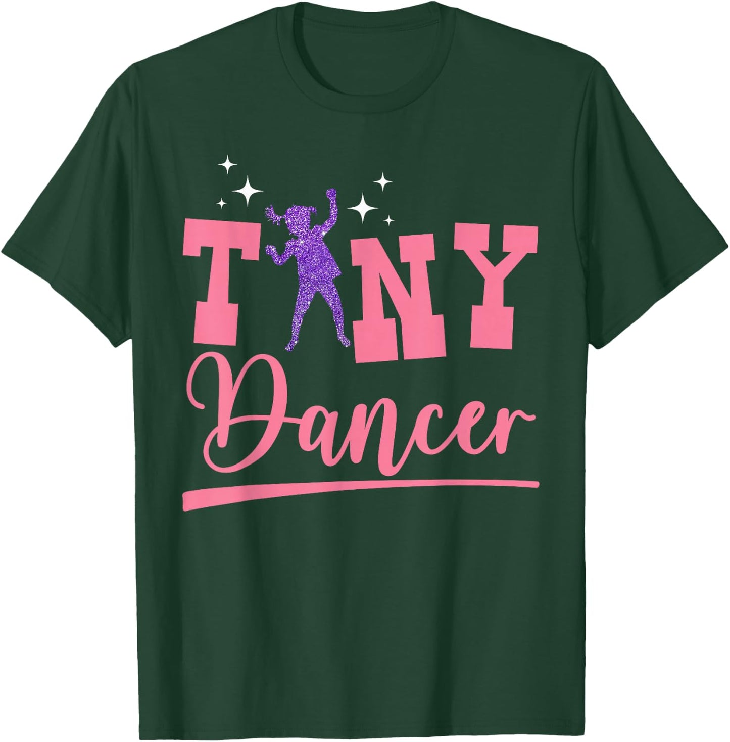 Tiny Dancer Cute Dance Kids Dancing Workout Practice Dancers T-Shirt - T-Shirt | Forest