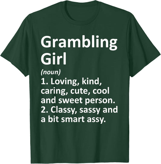 Grambling Girl LA Louisiana Funny City Home Roots Gift T-Shirt - T-Shirt | Forest