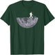 Astronaut With Lawnmower - Moon Landing Planet Funny T-Shirt - T-Shirt | Forest