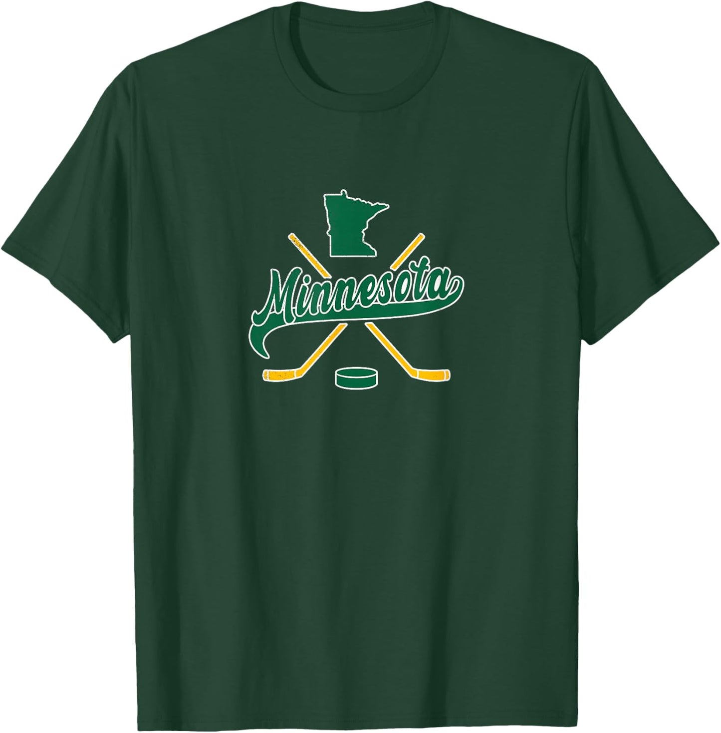 Minnesota State of Hockey T-Shirt - T-Shirt | Forest