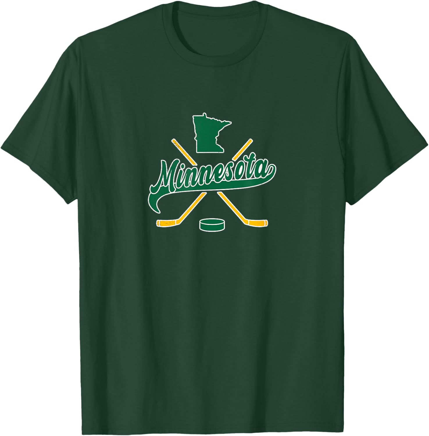 Minnesota State of Hockey T-Shirt - T-Shirt | Forest