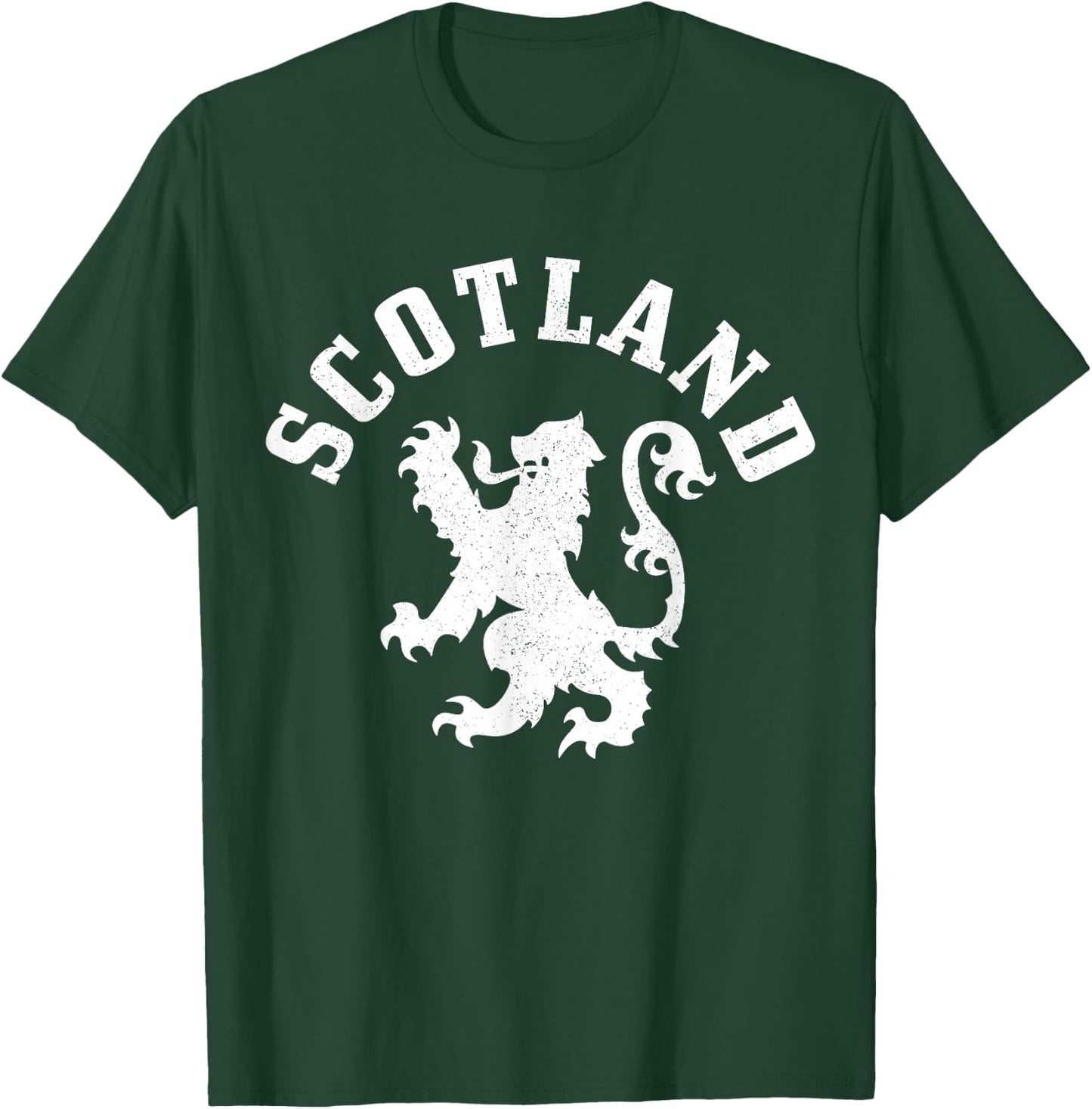 Scotland Vintage Lion Scotland Pride Gift UK T-Shirt - T-Shirt | Forest