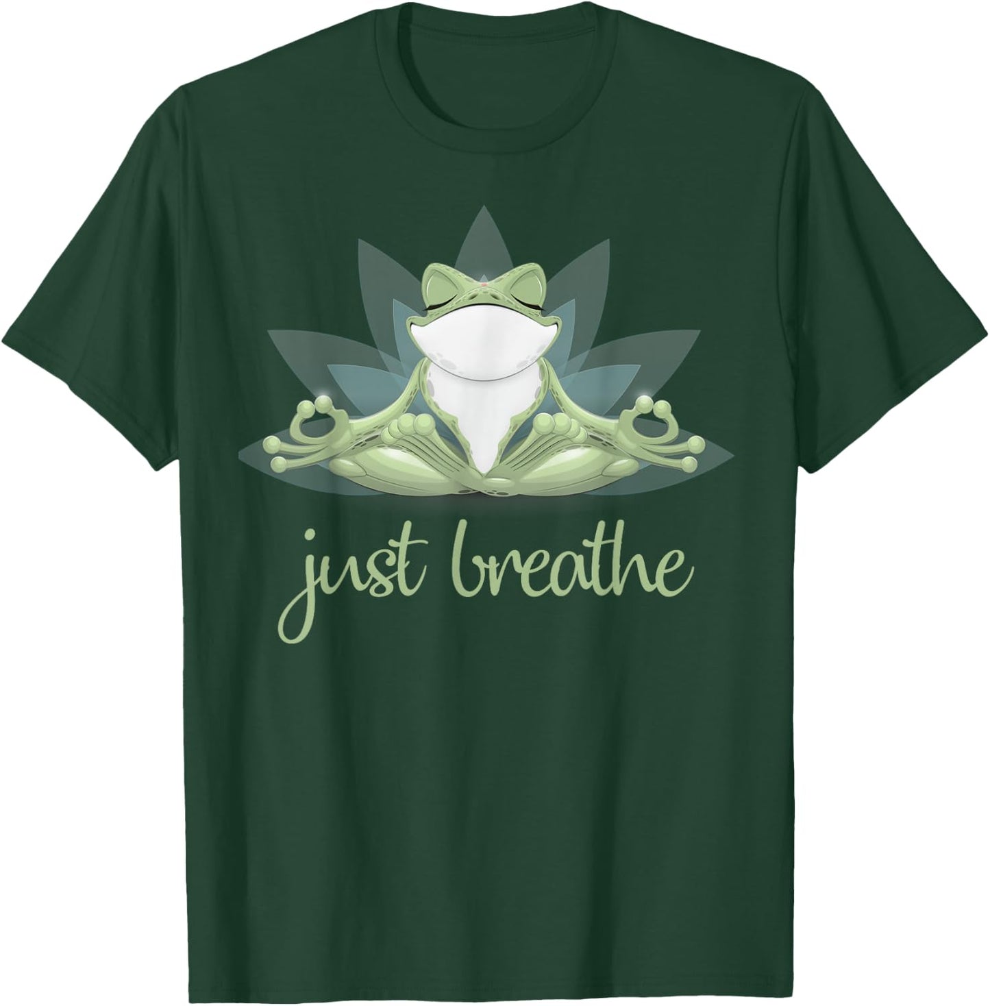 Funny Frog Yoga Meditation Pilates Yoga Animals Lover T-Shirt - T-Shirt | Forest