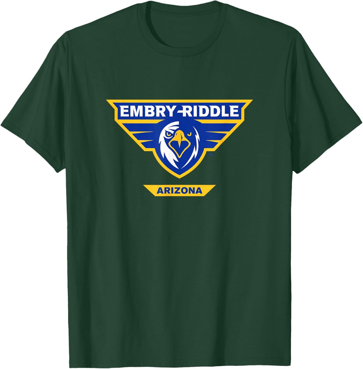 Embry Riddle Eagles | Official NCAA Merch | PPERAUP05 T-Shirt - T-Shirt | Forest