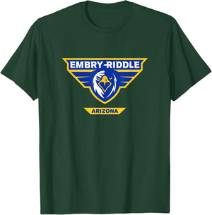 Embry Riddle Eagles | Official NCAA Merch | PPERAUP05 T-Shirt - T-Shirt | Forest