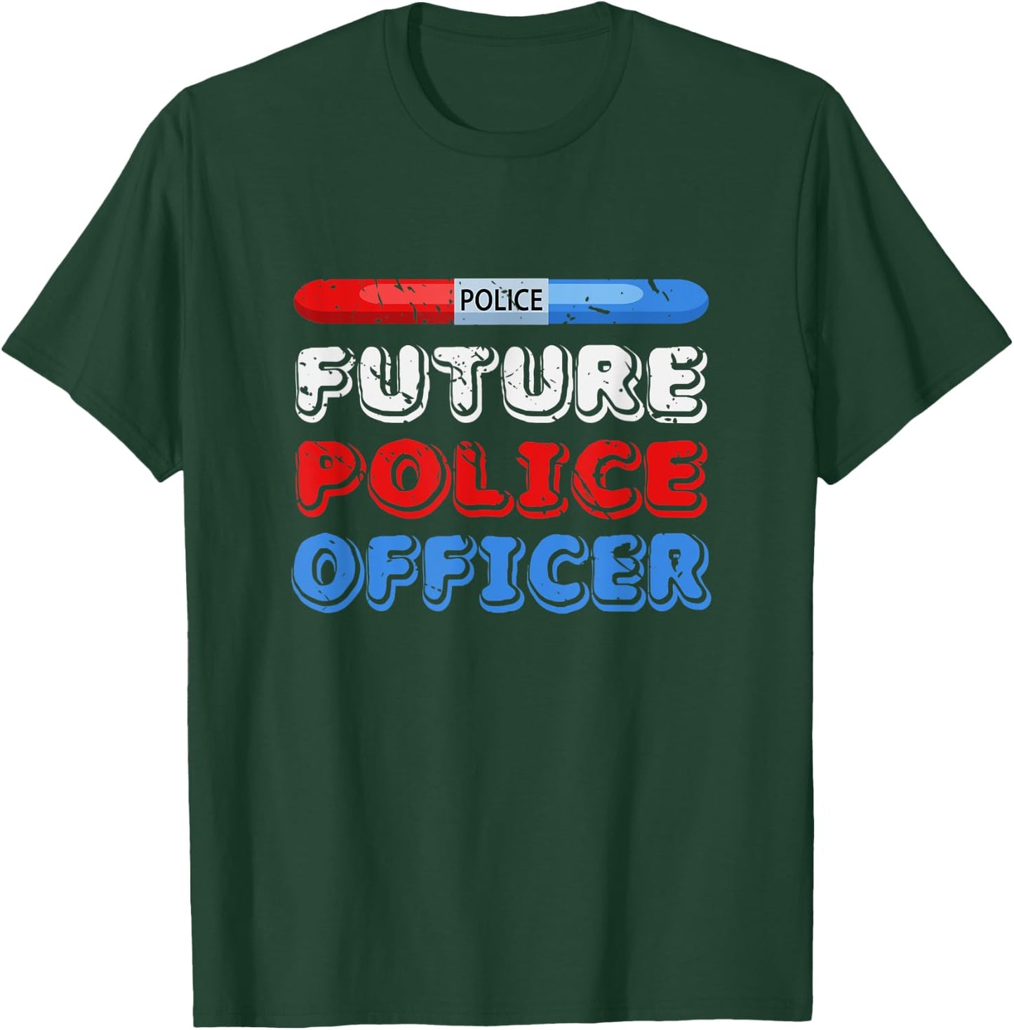 Future Policeman Federal Agent Gift Police T-Shirt - T-Shirt | Forest