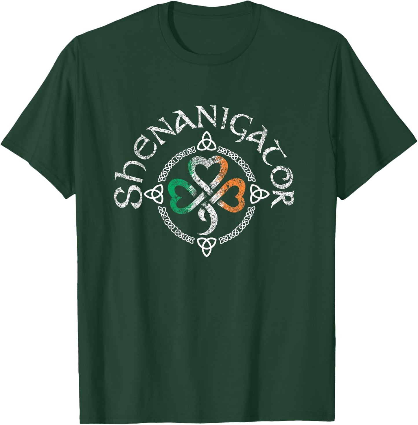 Vintage Shenanigator Saint Patrick Day 2021 T-Shirt - T-Shirt | Forest