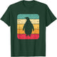 Retro Penguin Lover Gift Penguin Heart Silhouette Gifts T-Shirt - T-Shirt | Forest