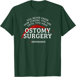Ostomy Surgery Recovery Get Well Gift T-Shirt - T-Shirt | Forest