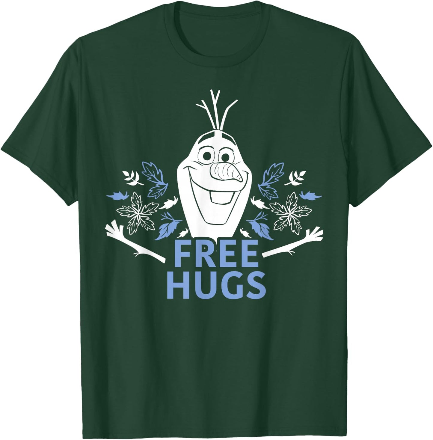 Disney Frozen 2 Olaf Free Hugs Foliage Poster T-Shirt - T-Shirt | Forest