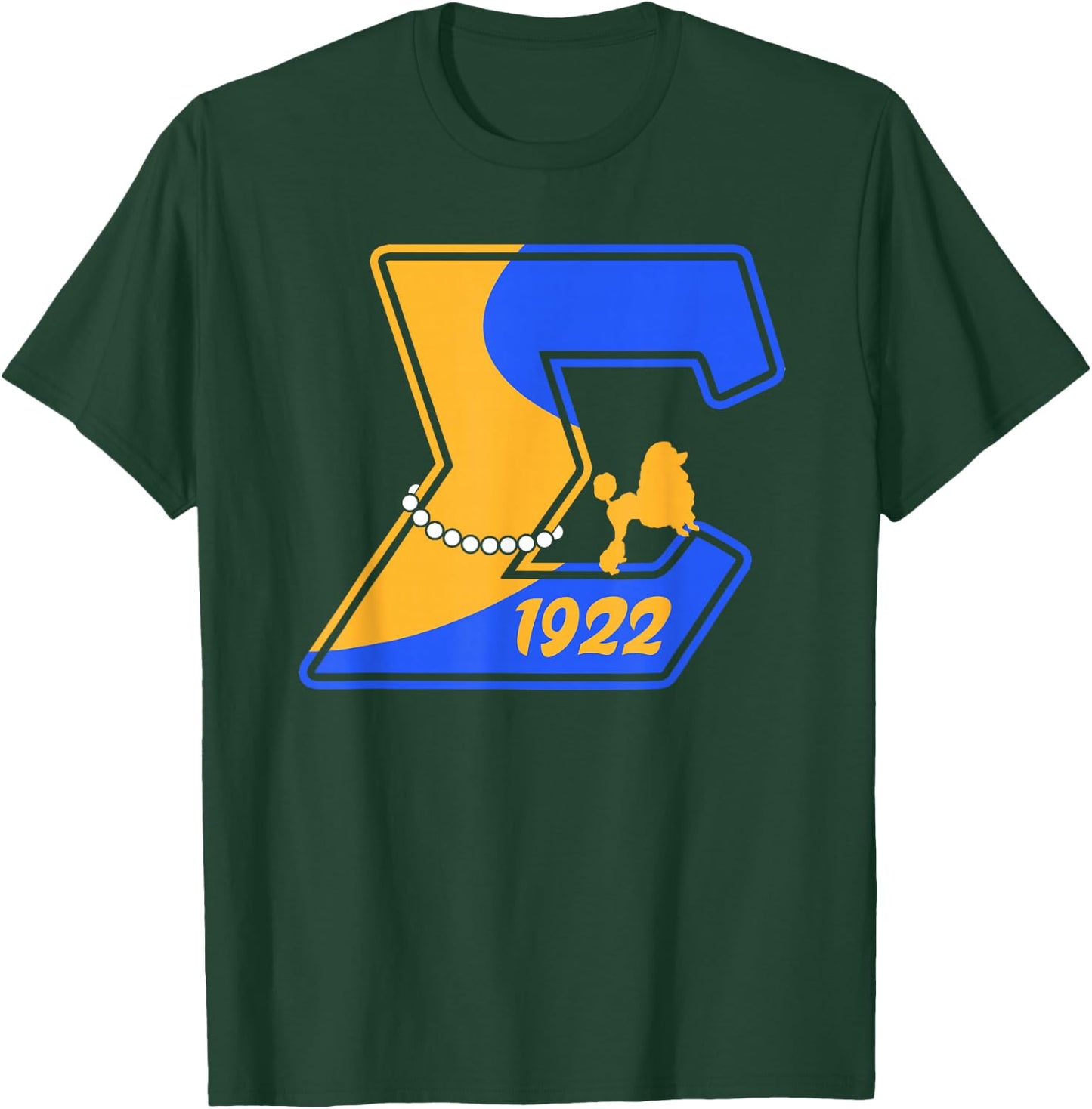 Sigma Gamma Rho Paraphernalia, Sigma Pretty Poodles Sorority T-Shirt - T-Shirt | Forest
