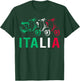 Italia Vintage Scooter Funny Italian Flag Scoot Lover Gift T-Shirt - T-Shirt | Forest