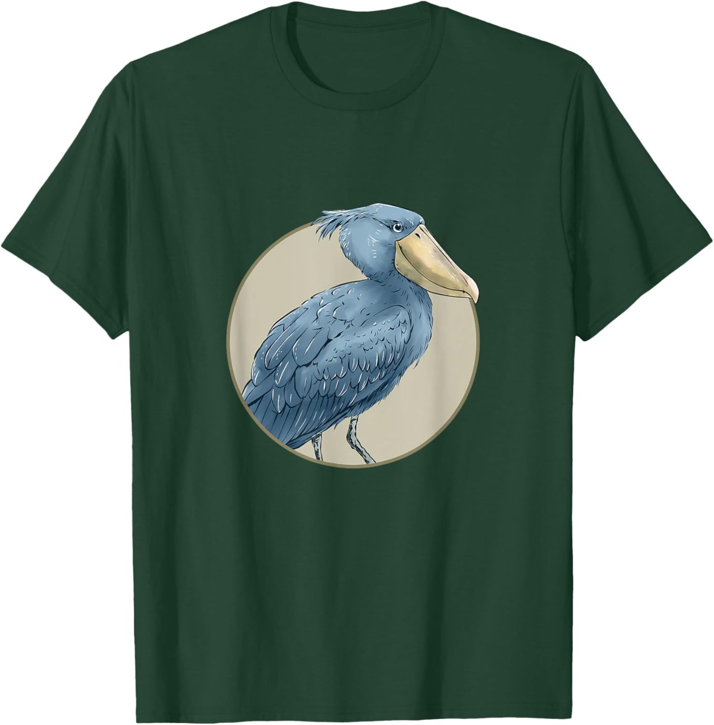 Shoebill National Bird Day Ornithologist Whalebill Stork T-Shirt - T-Shirt | Forest