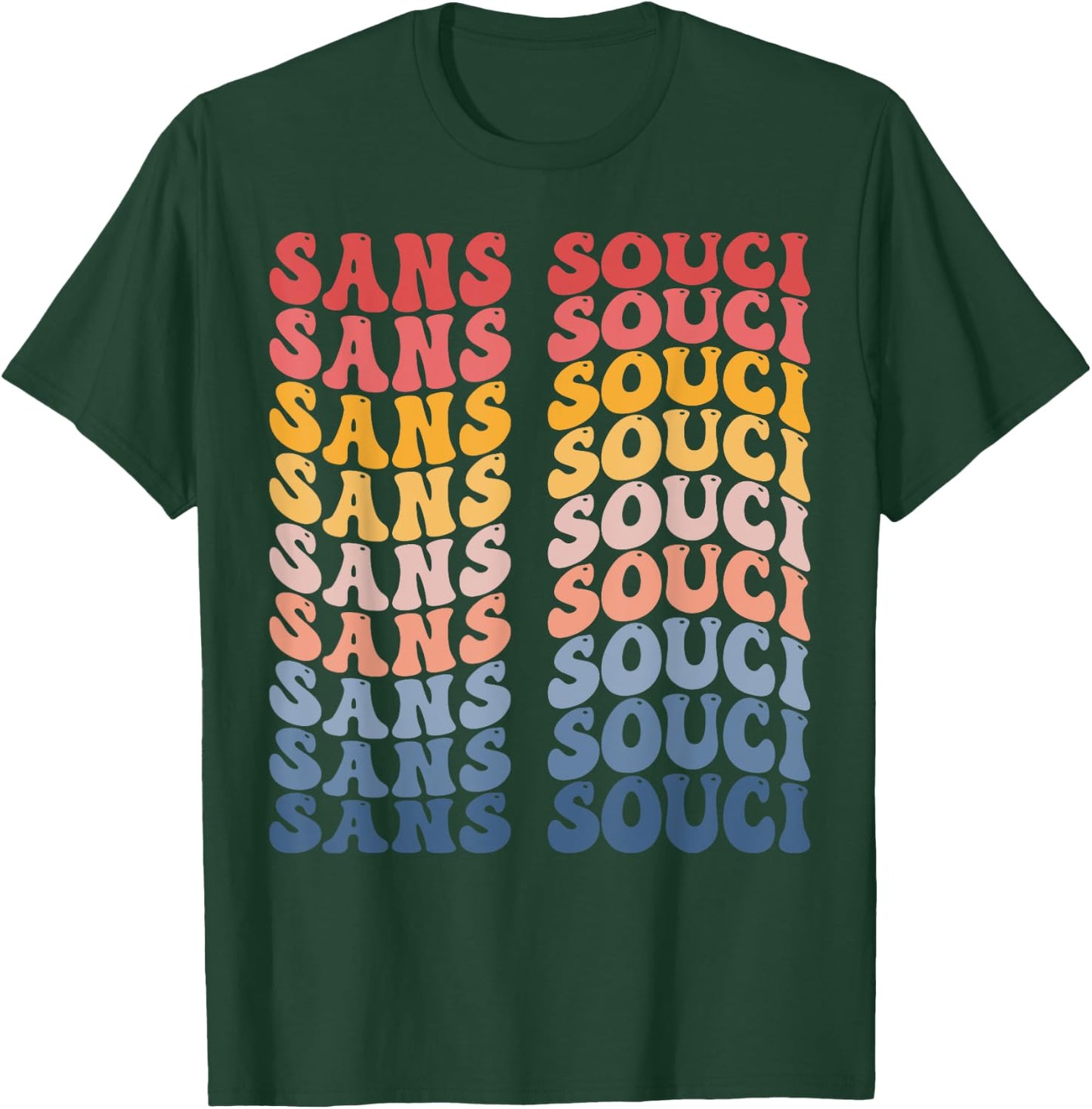 Sans Souci City Groovy Retro T-Shirt - T-Shirt | Forest