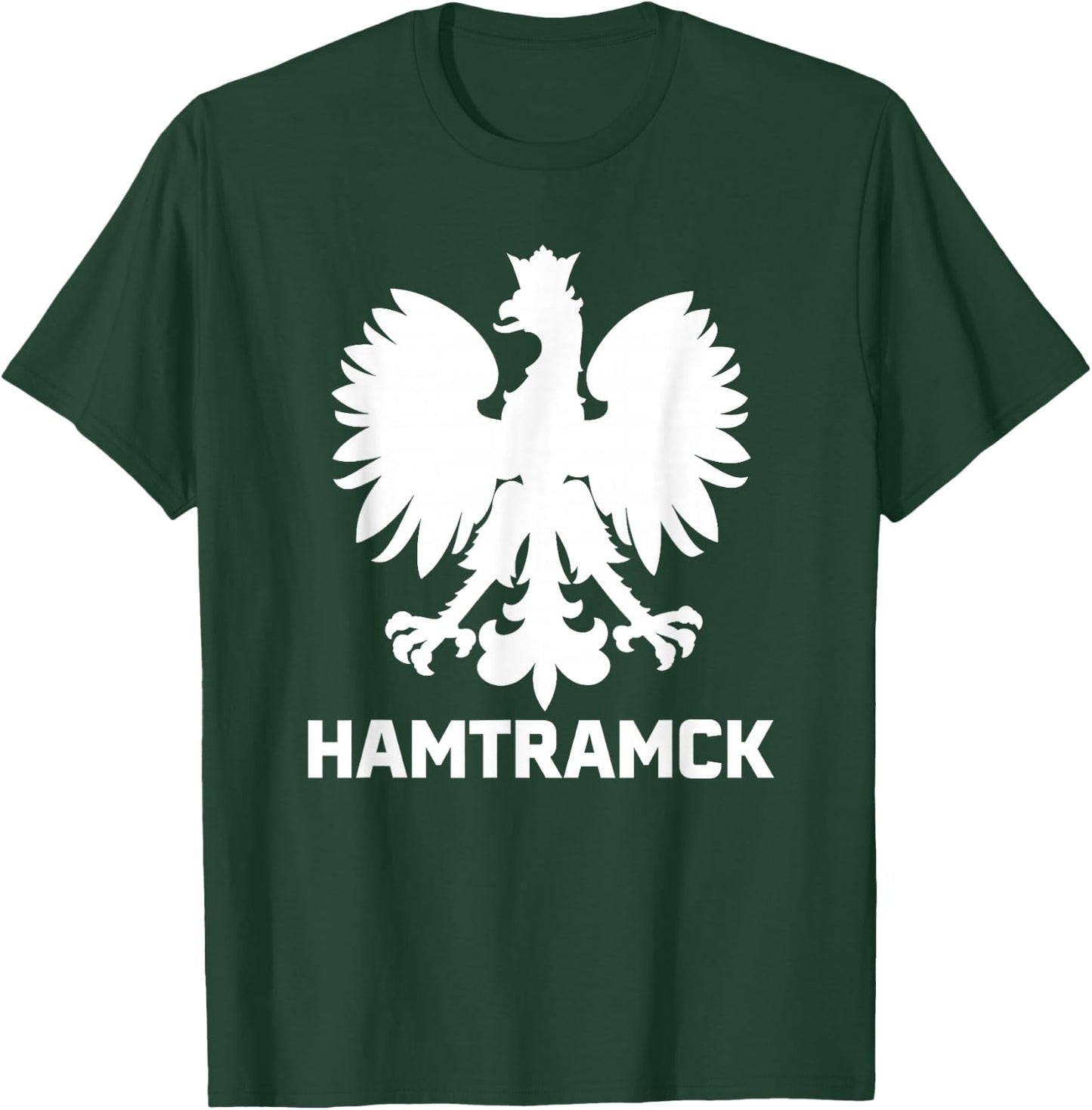 Hamtramck Michigan Polish Pride Area Code 313 T-Shirt - T-Shirt | Forest