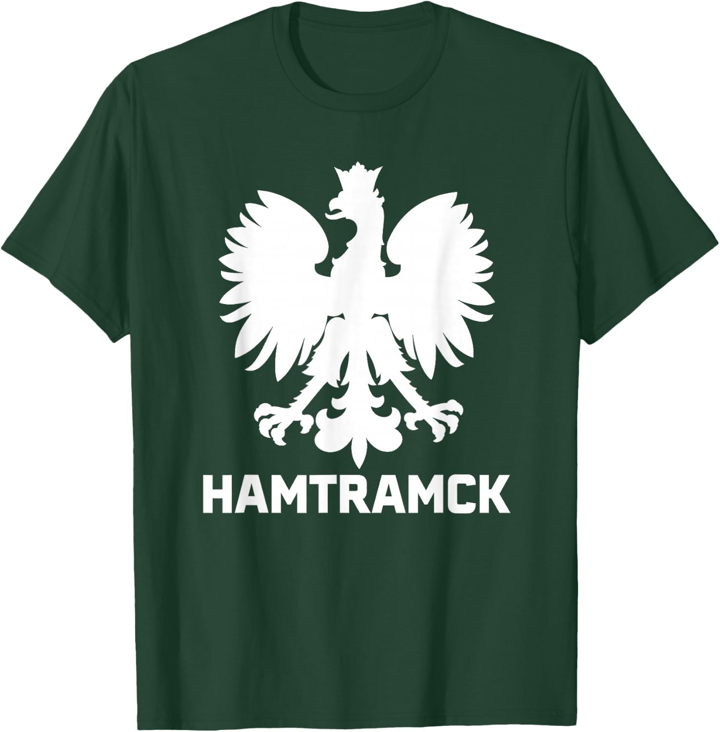 Hamtramck Michigan Polish Pride Area Code 313 T-Shirt - T-Shirt | Forest