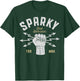 Sparky Electrician Funny Lineman Dad Retro Vintage Novelty T-Shirt - T-Shirt | Forest