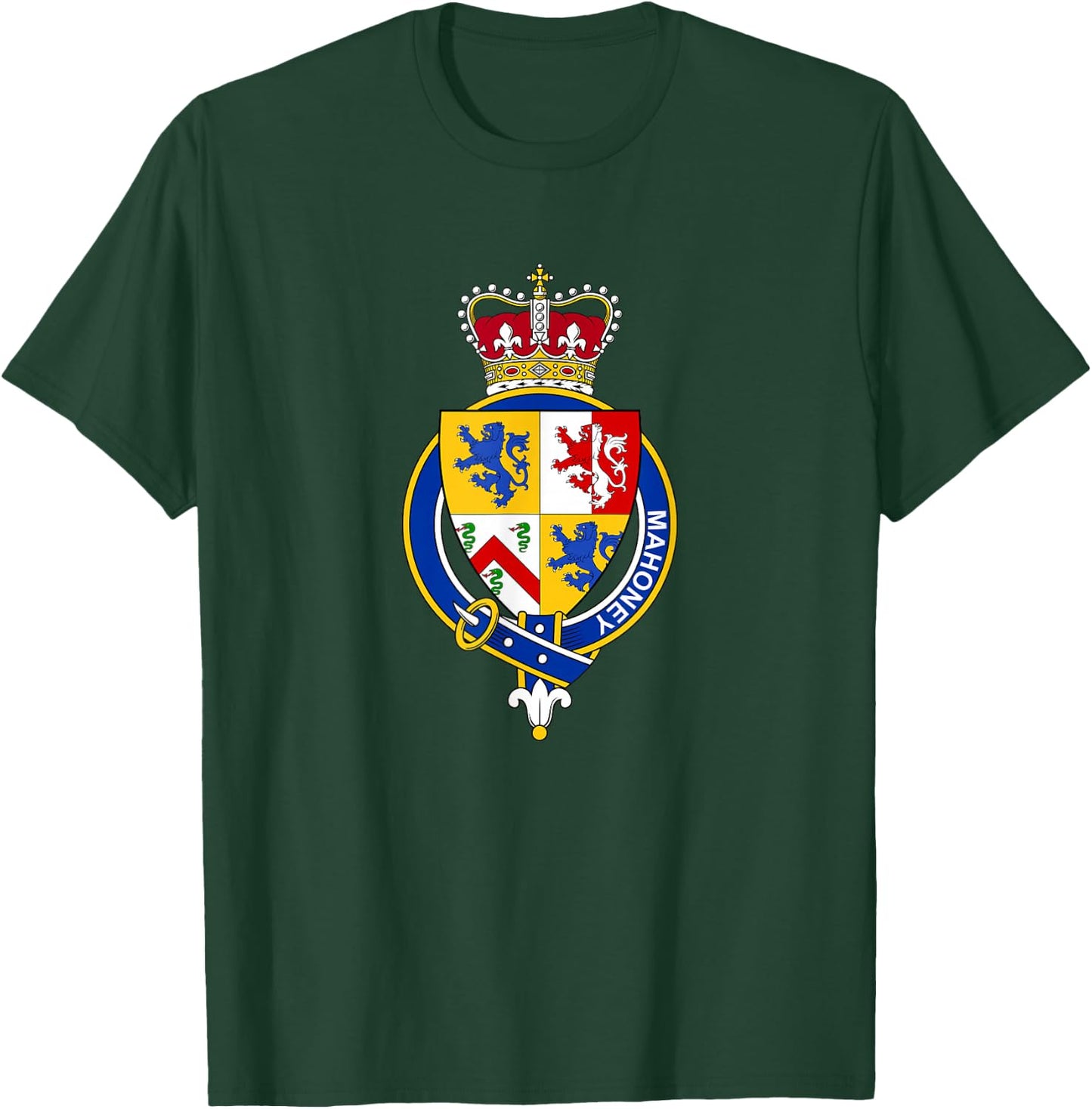 Mahoney Coat of Arms - Family Crest T-Shirt - T-Shirt | Forest