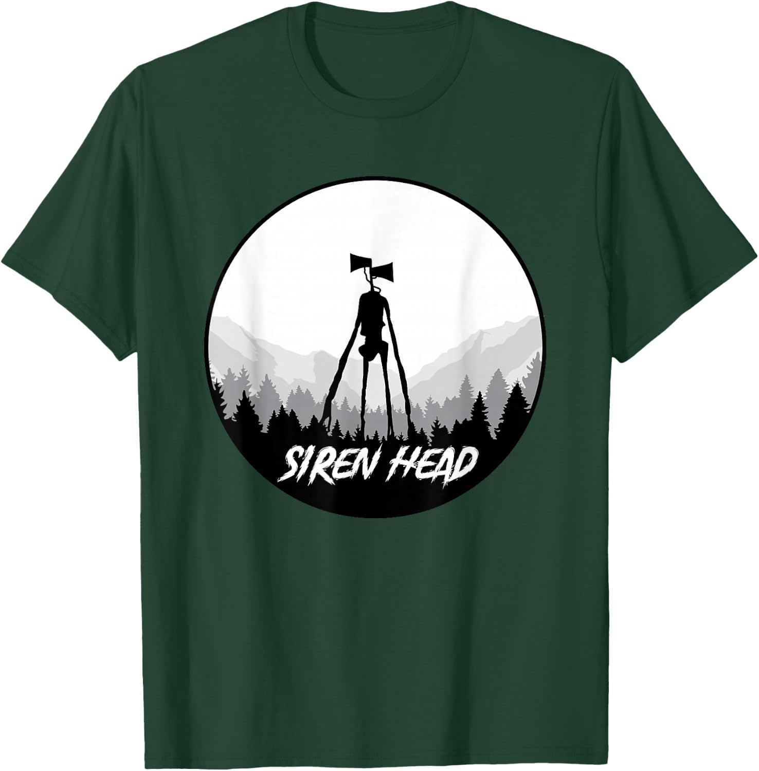 Siren Head Creepypasta Horror Sweet or Treat T-Shirt - T-Shirt | Forest
