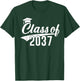 Class of 2037 Grow With Me Kindergarten K-12 Class of 2037 T-Shirt - T-Shirt | Forest