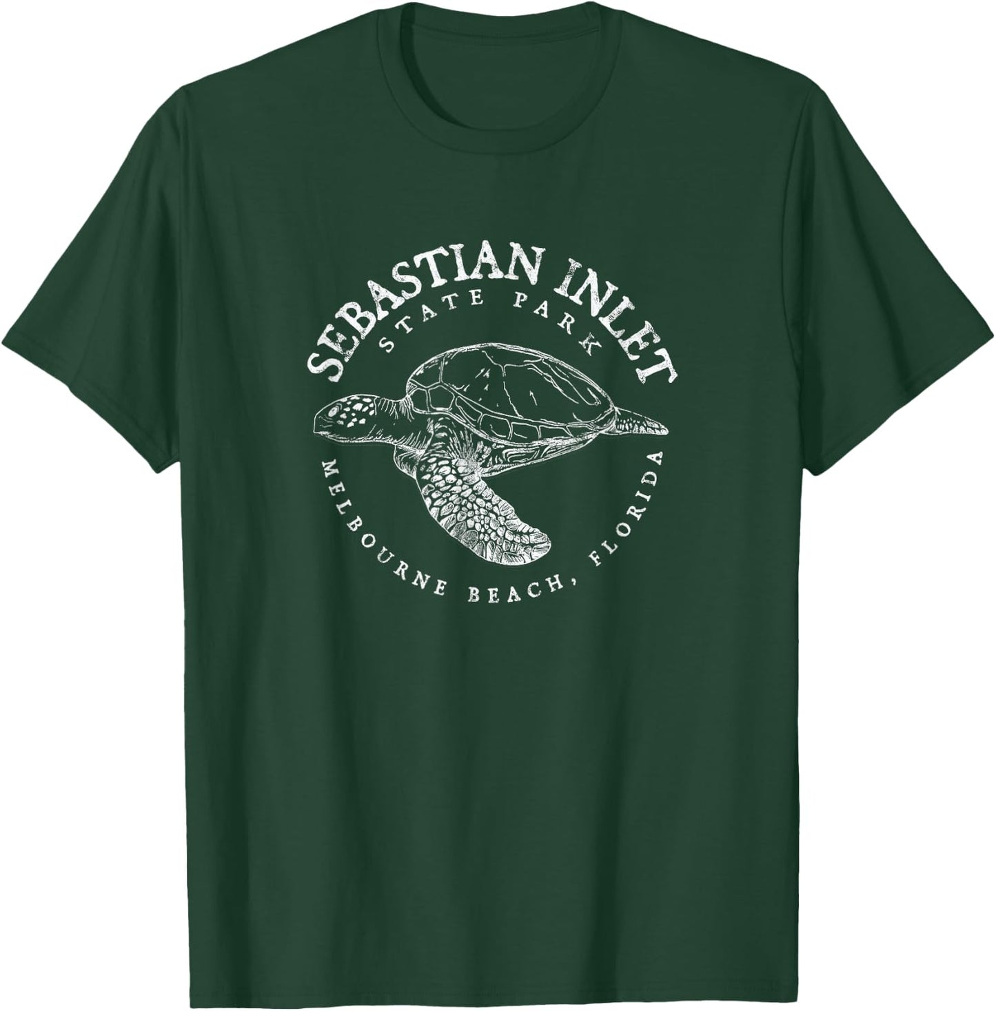 Sebastian Inlet State Park Florida Scuba Diving Turtle T-Shirt - T-Shirt | Forest