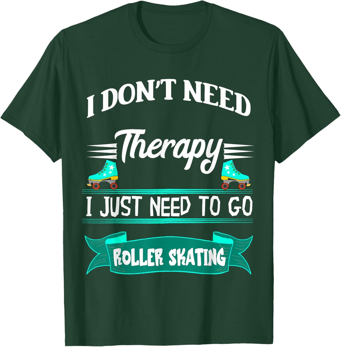 Roller Skating Inline Skater Roller Skating Roller Skate T-Shirt - T-Shirt | Forest
