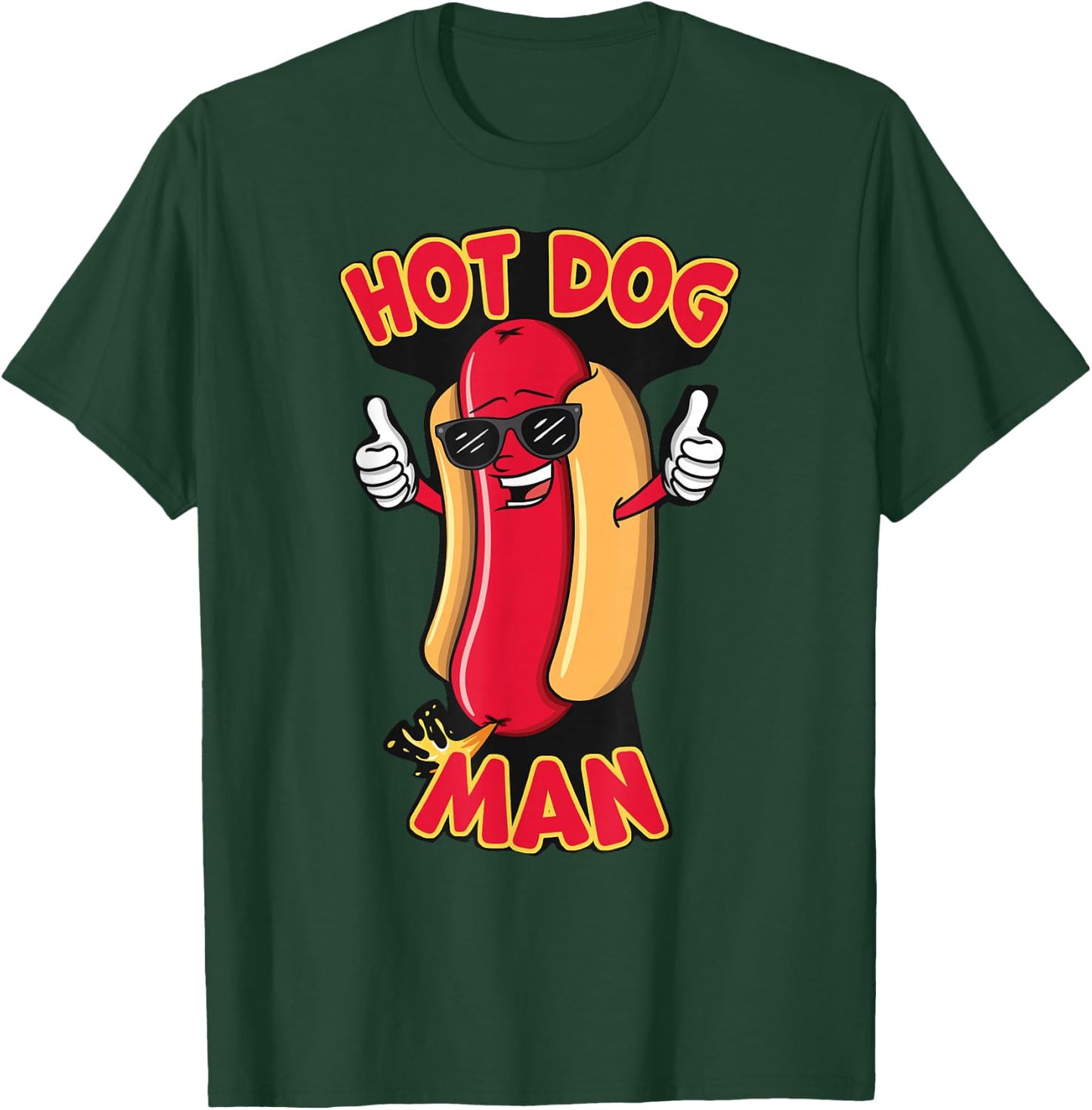 Funny Hot Dog Maker - Hot Dog Man T-Shirt - T-Shirt | Forest