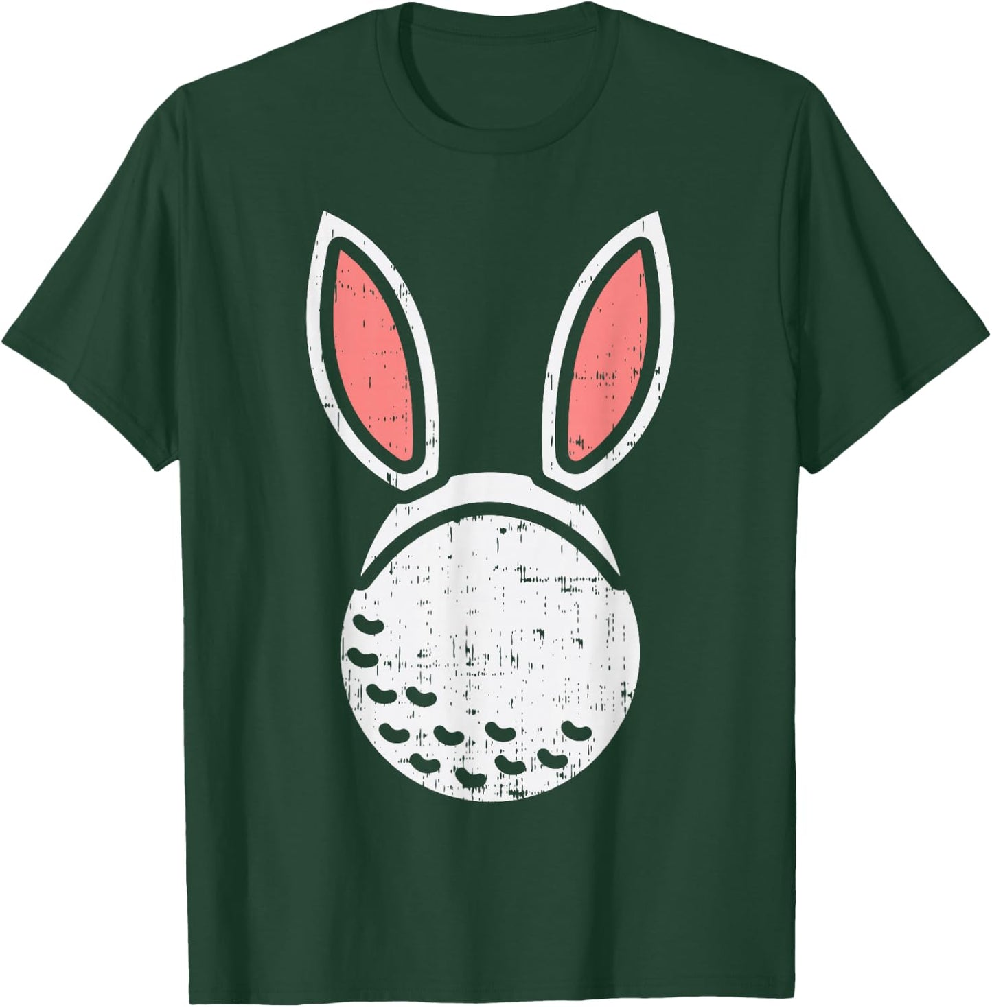 Golf Ball Bunny Ears Funny Golfing Easter Golfer Gift T-Shirt - T-Shirt | Forest